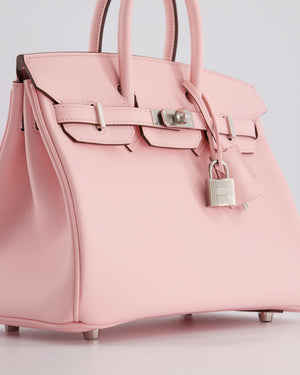 Hermès Birkin 25cm Bag in Rose Sakura Swift Leather with Palladium Hardware