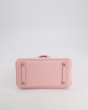 Hermès Birkin 25cm Bag in Rose Sakura Swift Leather with Palladium Hardware