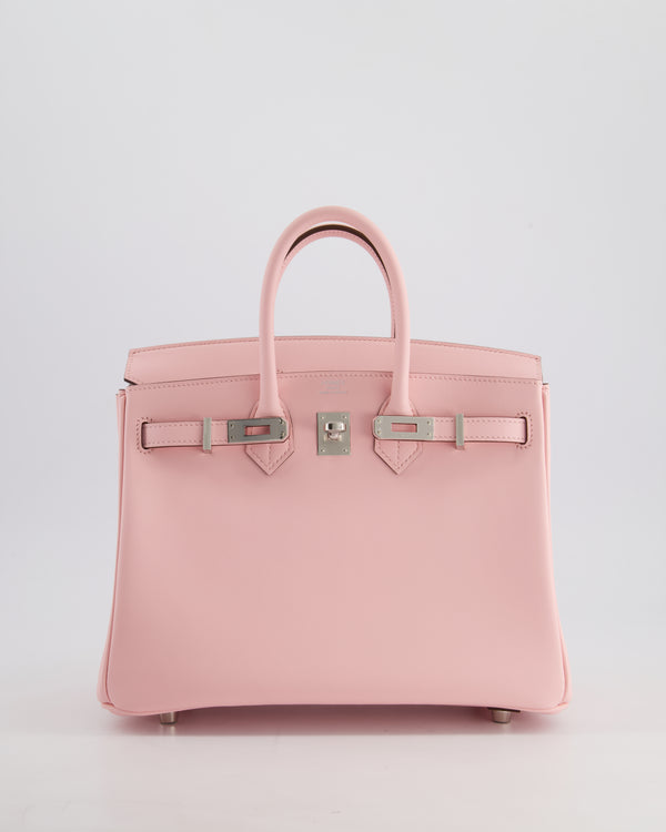 Hermès Birkin 25cm Bag in Rose Sakura Swift Leather with Palladium Hardware