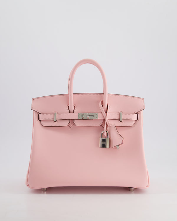 Hermès Birkin 25cm Bag in Rose Sakura Swift Leather with Palladium Hardware