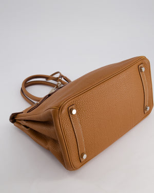 *FIRE PRICE* Hermès Birkin Bag 30cm Retourne in Gold Togo Leather with Palladium Hardware