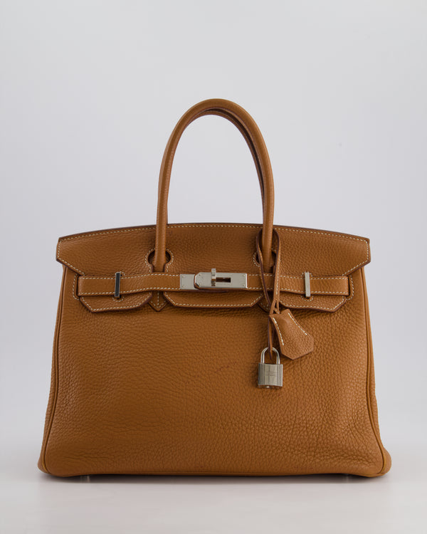 *FIRE PRICE* Hermès Birkin Bag 30cm Retourne in Gold Togo Leather with Palladium Hardware
