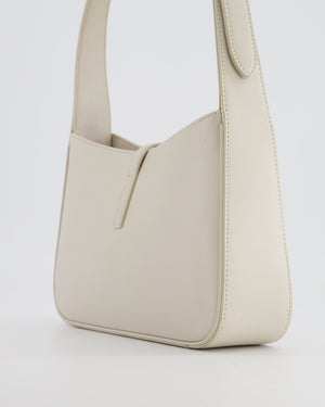 Saint Laurent Cream Le 5 à 7 Bag in Smooth Calfskin Leather with Gold Hardware RRP £1,755