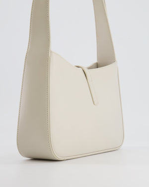 Saint Laurent Cream Le 5 à 7 Bag in Smooth Calfskin Leather with Gold Hardware RRP £1,755