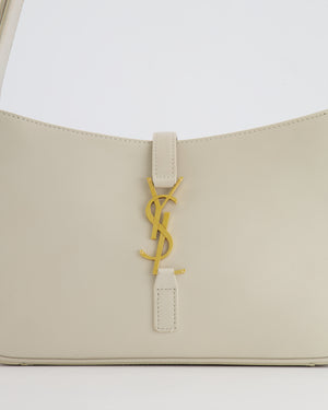 Saint Laurent Cream Le 5 à 7 Bag in Smooth Calfskin Leather with Gold Hardware RRP £1,755