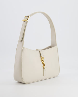 Saint Laurent Cream Le 5 à 7 Bag in Smooth Calfskin Leather with Gold Hardware RRP £1,755
