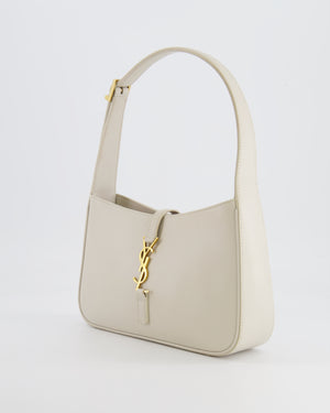Saint Laurent Cream Le 5 à 7 Bag in Smooth Calfskin Leather with Gold Hardware RRP £1,755