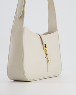Saint Laurent Cream Le 5 à 7 Bag in Smooth Calfskin Leather with Gold Hardware RRP £1,755
