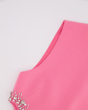 A.L.C Pink Cut-Out Mini Dress with Crystal Embellishments Size US 2 (UK 6) RRP £700