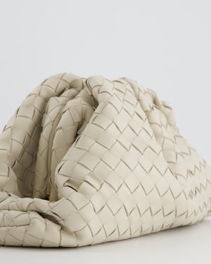 Bottega Veneta Sea Salt Intrecciato Leather Clutch Bag RRP £2,900