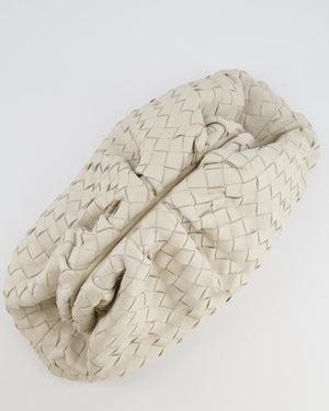Bottega Veneta Sea Salt Intrecciato Leather Clutch Bag RRP £2,900