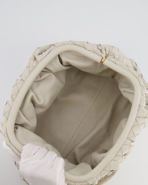 Bottega Veneta Sea Salt Intrecciato Leather Clutch Bag RRP £2,900