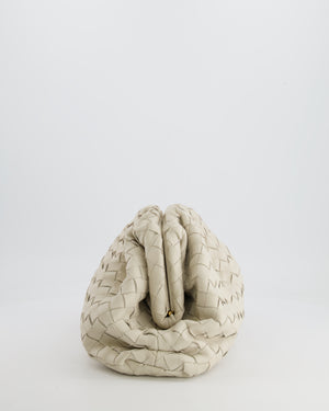 Bottega Veneta Sea Salt Intrecciato Leather Clutch Bag RRP £2,900