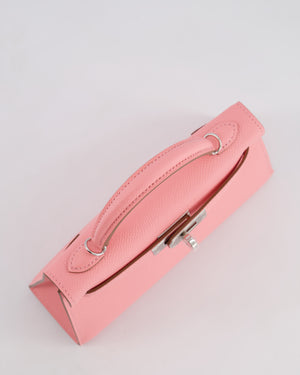 *HOT* Hermès Mini Kelly II 20cm Bag in Rose Confetti Epsom Leather with Palladium Hardware