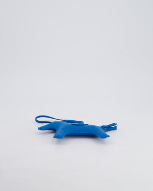 Hermès Rodeo GM Bag Charm in Bleu Zanzibar Milo Leather