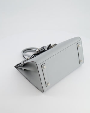 *RARE* Hermès Birkin 25cm Sellier Bag in Bleu Glacier Epsom Leather with Palladium Hardware