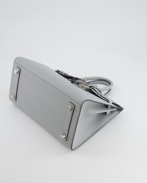 *RARE* Hermès Birkin 25cm Sellier Bag in Bleu Glacier Epsom Leather with Palladium Hardware