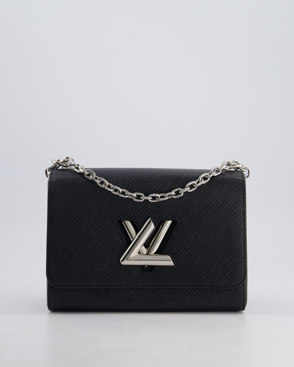 Louis Vuitton Black Twist MM Bag in Epi Leather with Silver Hardware RRP £3,450