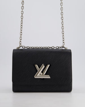 Louis Vuitton Black Twist MM Bag in Epi Leather with Silver Hardware RRP £3,450