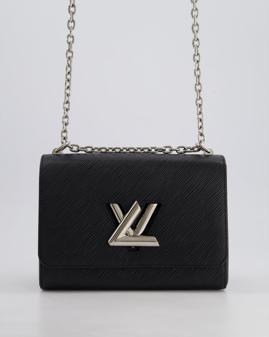 Louis Vuitton Black Twist MM Bag in Epi Leather with Silver Hardware RRP £3,450
