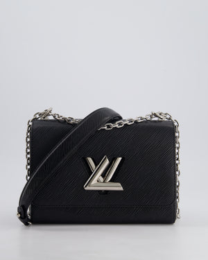 Louis Vuitton Black Twist MM Bag in Epi Leather with Silver Hardware RRP £3,450