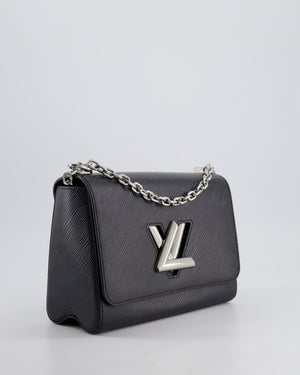 Louis Vuitton Black Twist MM Bag in Epi Leather with Silver Hardware RRP £3,450