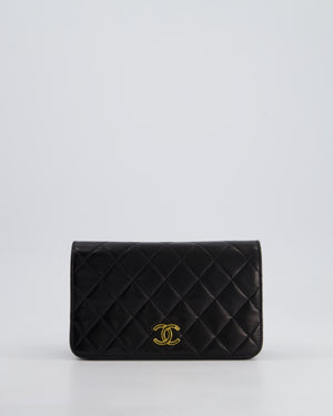 *FIRE PRICE* Chanel Vintage Black Wallet on Chain Bag in Lambskin Leather with 24k Gold Hardware