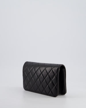 *FIRE PRICE* Chanel Vintage Black Wallet on Chain Bag in Lambskin Leather with 24k Gold Hardware