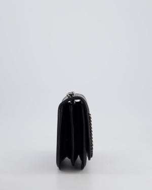 Chanel Braided Chic Flap Bag in Black Lambskin Leather with Silver Hardware
