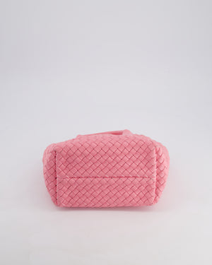 Bottega Veneta Pink Mini Cabat Intrecciato Leather Handle Bag with Strap and Inner Pouch Detail RRP £4,210