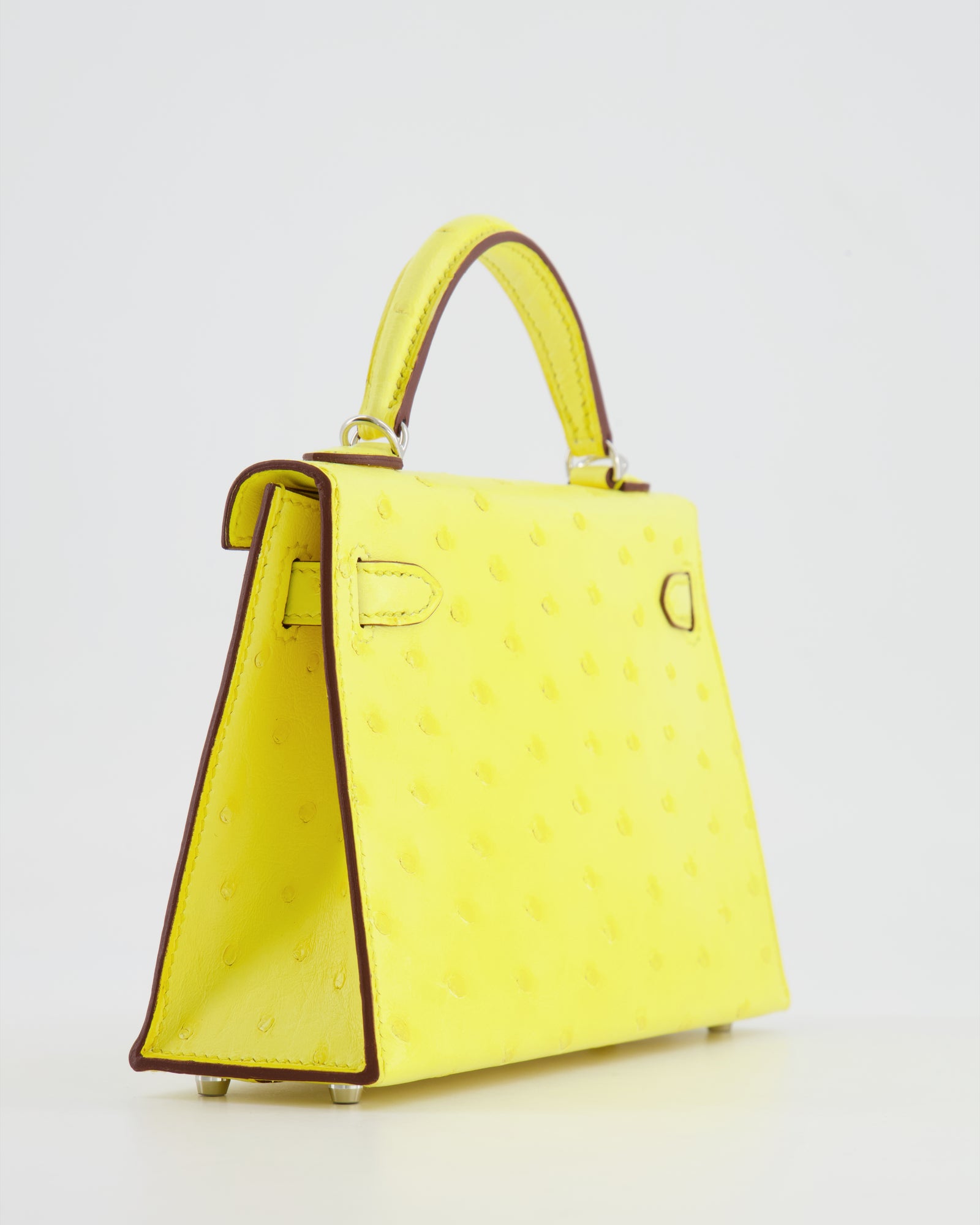 HERMES Pouch Bored Mini Yellow ② P250520165824-Side-JPEG-