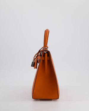 Hermès Kelly 25cm Sellier Bag in Terre Battue Epsom Leather with Palladium Hardware