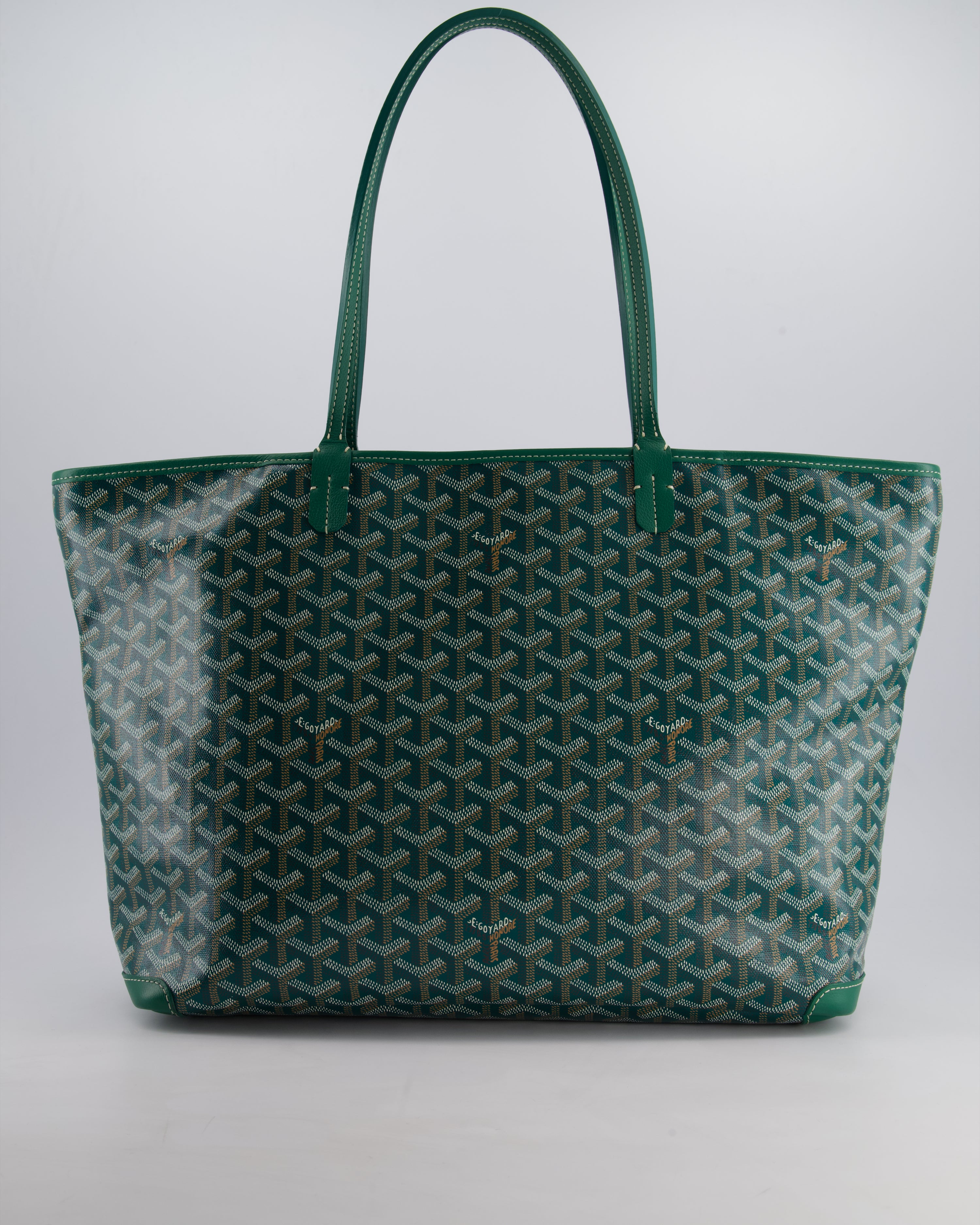 Goyard tote with zipper
