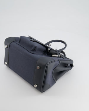 Hermès Cargo Birkin 25cm Bag Toile Goeland Swift in Gris Misty with Palladium Hardware