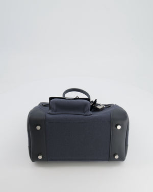 Hermès Cargo Birkin 25cm Bag Toile Goeland Swift in Gris Misty with Palladium Hardware