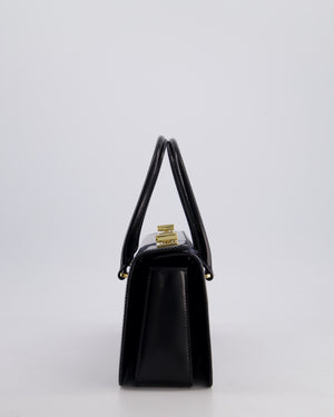 Prada Brushed Leather East-West SS25 Handbag with Gold Hardware