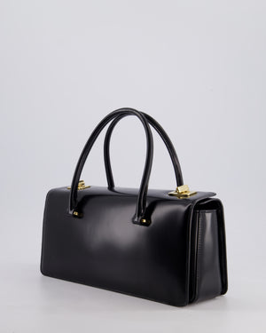 Prada Brushed Leather East-West SS25 Handbag with Gold Hardware