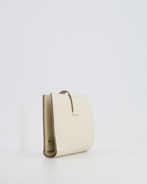 Hermès Bearn Compact Wallet in Craie Epsom Leather with Gold Hardware RRP £2,630