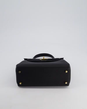 *HOLY GRAIL* Hermès Kelly Bag 25cm Retourne in Noir Togo Leather with Gold Hardware