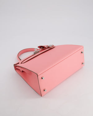*VERY RARE* Hermès Kelly Sellier 25cm Bag in Rose Confetti Epsom Leather with Palladium Hardware