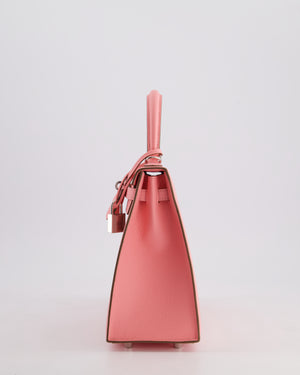 *VERY RARE* Hermès Kelly Sellier 25cm Bag in Rose Confetti Epsom Leather with Palladium Hardware
