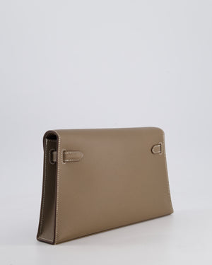 *HOT* Hermès Kelly Elan Bag in Etoupe Madame Leather with Gold Hardware