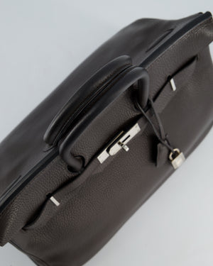 Hermès Birkin 35cm Bag in Chocolat Clemence Leather with Palladium Hardware
