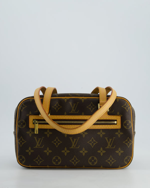 Louis Vuitton Brown Monogram Leather Cite MM Shoulder Bag