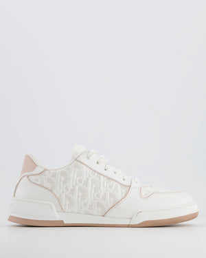 Christian Dior White and Nude Oblique Dior One Trainers Size EU 41 RRP £860