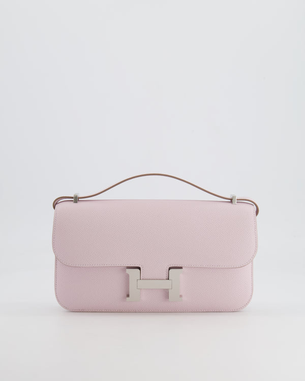 *NEW RELEASE* Hermès Constance 1-Elan Miroir Bag in Mauve Pale Epsom Leather with Palladium Hardware