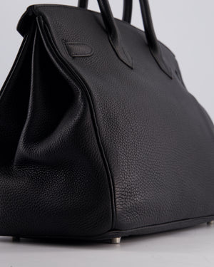 Hermès Birkin Bag 35cm Retourne in Noir Togo Leather with Palladium Hardware