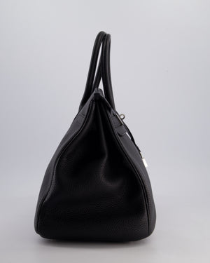 Hermès Birkin Bag 35cm Retourne in Noir Togo Leather with Palladium Hardware