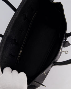 Hermès Birkin Bag 35cm Retourne in Noir Togo Leather with Palladium Hardware