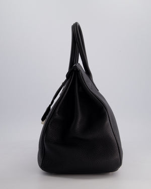Hermès Birkin Bag 35cm Retourne in Noir Togo Leather with Palladium Hardware